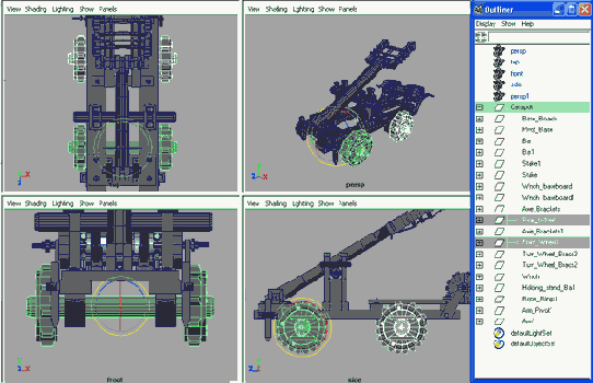 ������� ����� ����� Rear_Wheel � Front_Wheell �������������� �� ���