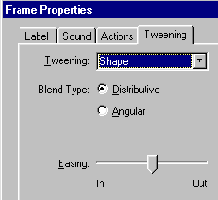 ����� Shape Tweening