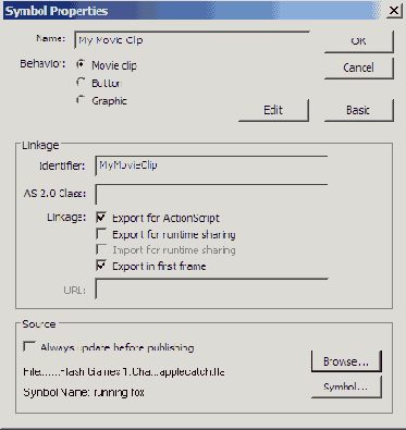 В диалоговом окне Symbol Properties