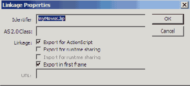 Диалоговое окно Symbol Linkage