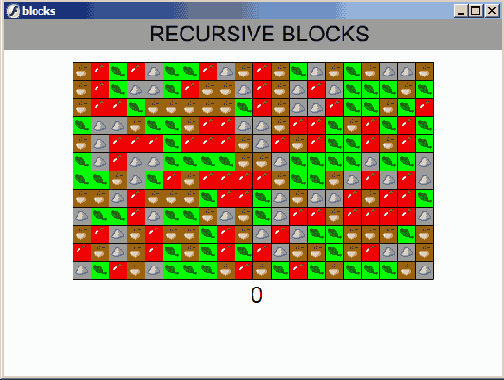 Решетка представляет собой серию клипов,