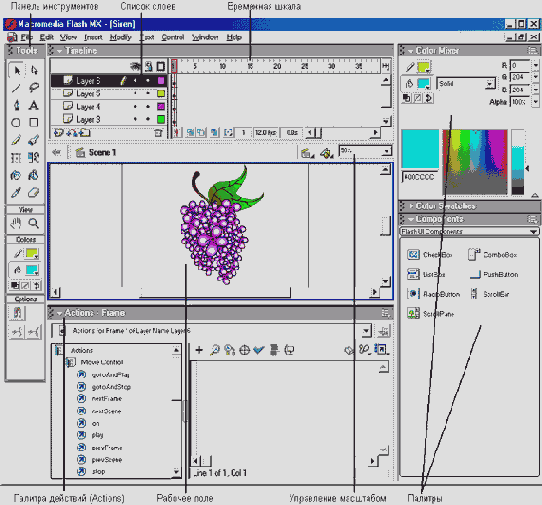 ������� ���� Flash MX