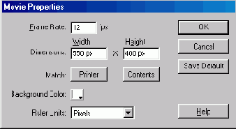 ���� Movie Proper ties � Flash