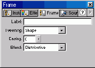 ��������� ������� �������� Shape tweening