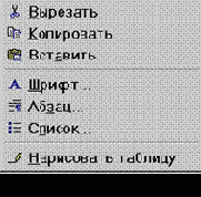 Контекстное меню