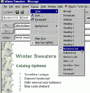 �������������� �������� ��������� ������� HTML