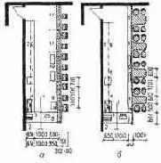 Варианты размещения мебели в залах