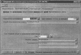 ГЛАВА 7 Учет основных средств