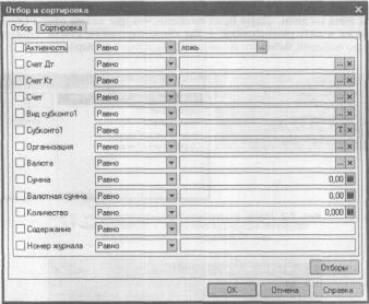 Глава 7 Стандартные отчеты