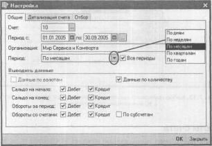 Глава 7 Стандартные отчеты