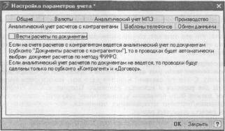 Глава 2 Планы счетов