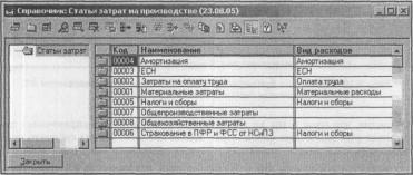 Глава 3 Работа со справочниками