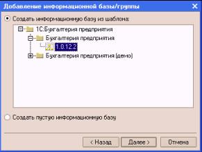 Глава 2. Общие сведения и принципы работы программы «1С: Бухгалтерия 8.0»