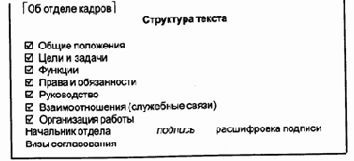 Организационные документы –уставы, положения, инструкции