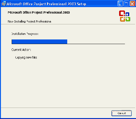 Процесс установки