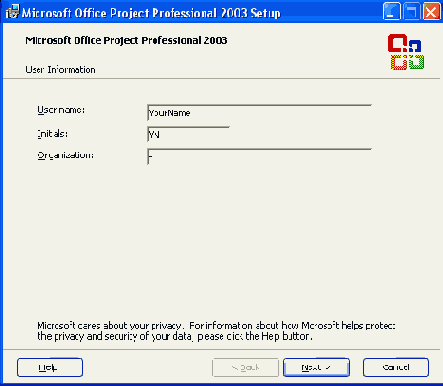 Ввод информации о владельце