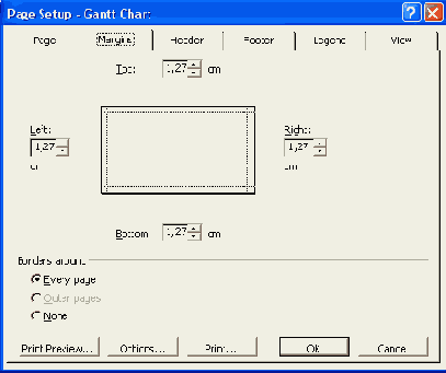 Вкладка Margins (Поля)