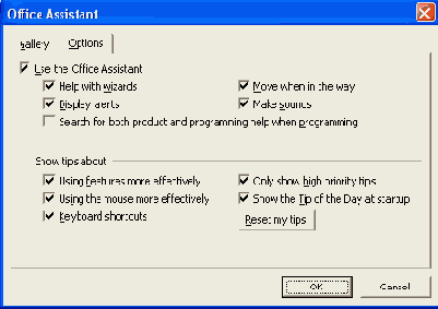 Окно Off ice Assistant