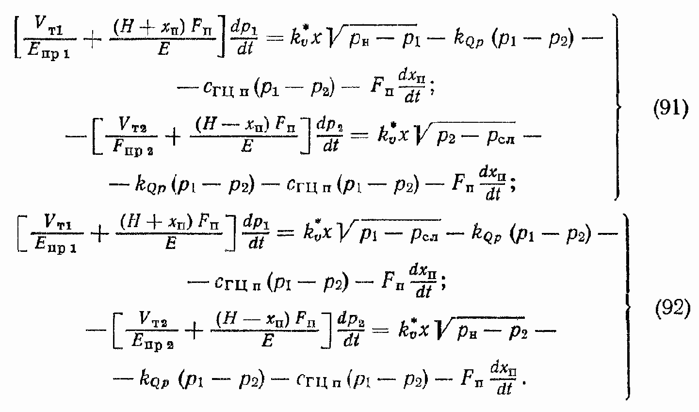 Гидравлические исполнительные устройства