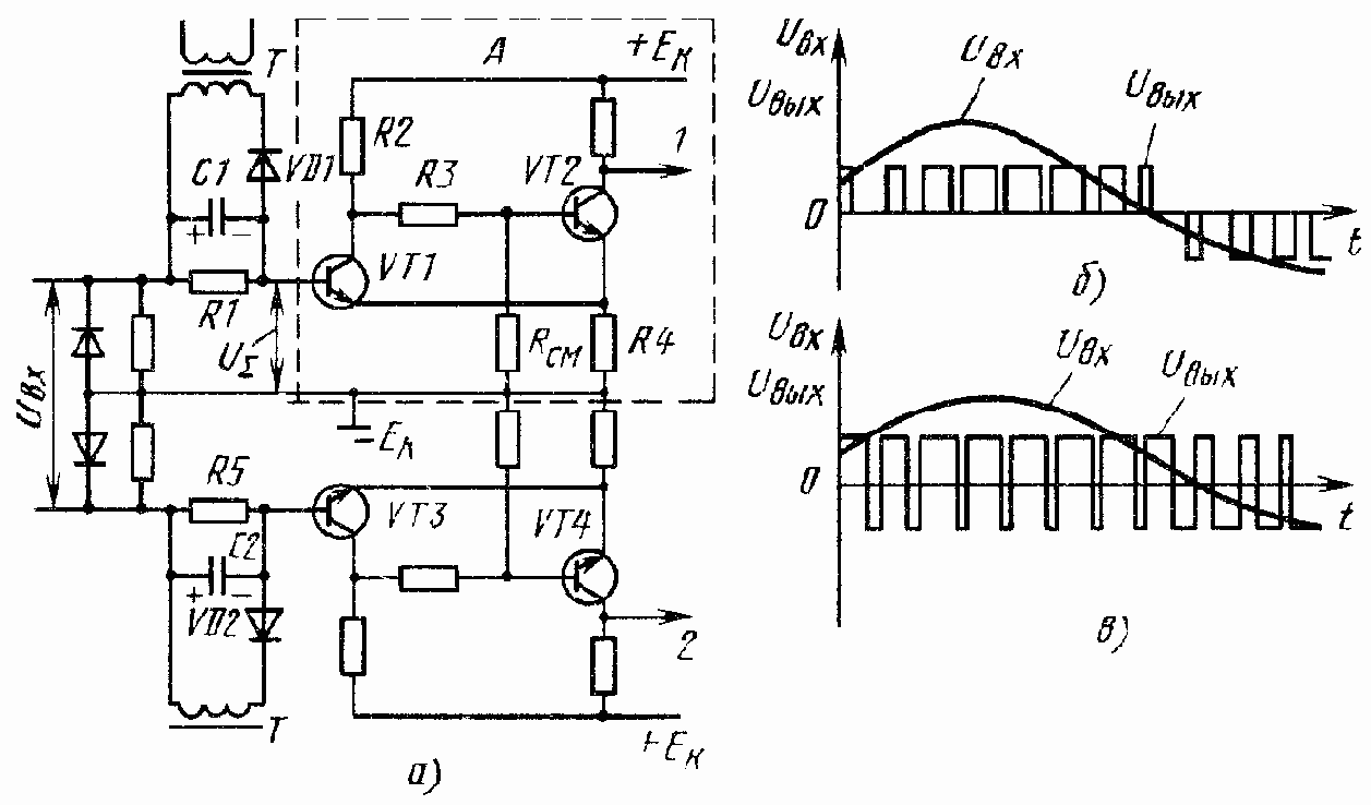 Преобразующие каскады усилителей