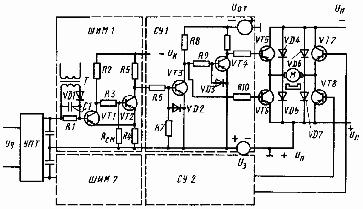 Усилители импульсных следящих приводов