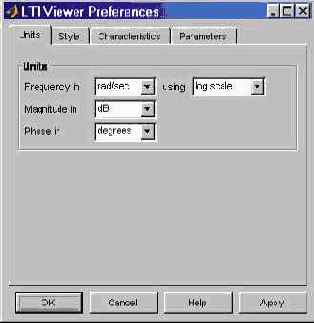 ��������� Simulink LTI-Viewer