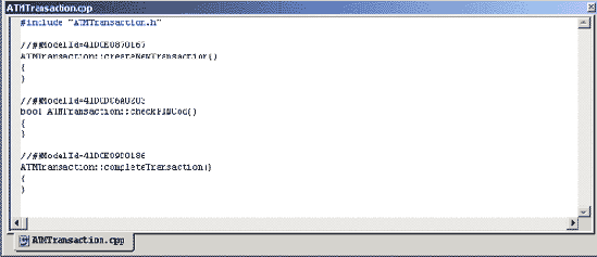 Выбор класса или компонента и генерация для него программного кода