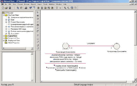 Добавление отношений агрегации и композиции на диаграмму классов и редактирование их свойств