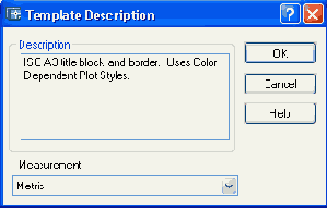 Создание нового рисунка с использованием шаблона