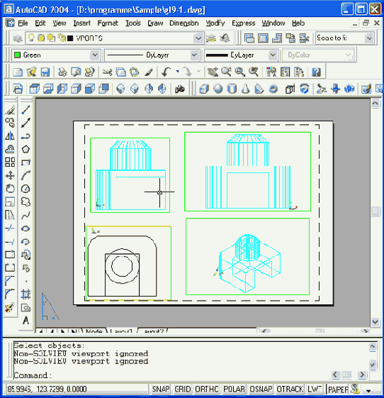 Специальные средства оформления листа чертежа