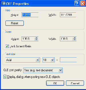 ���������� ���� OLE Properties