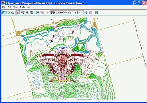���� ��������� DWF����� � ������� Autodesk Express Viewer