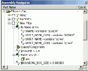 Фильтры поиска атрибутов