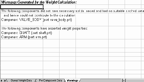 Секция Warnings - Предупреждения