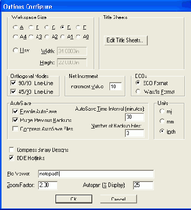 ��������� ������������ ��������� P-CAD Schematic