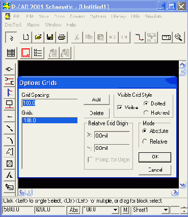 ��������� ������������ ��������� P-CAD Schematic