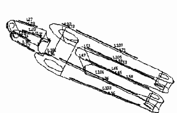 Печать нагрузок твердотельной модели