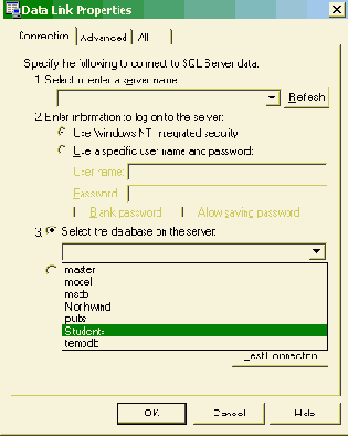 ������������� Microsoft Access ��� ������ � ����� ������ ������� Microsoft SQL Server