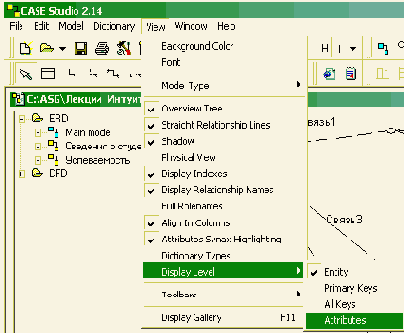 ������������� ������� CASE Studio ��� �������������� �������������� � ���������� ������� ���� ������
