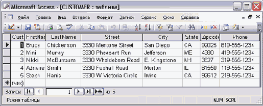 CUSTOMER ������� �����
