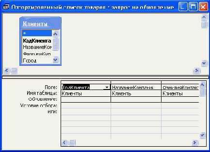 ������ �� ���������� �������