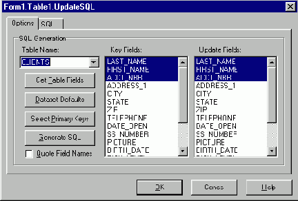 ��������� TUpdateSQL