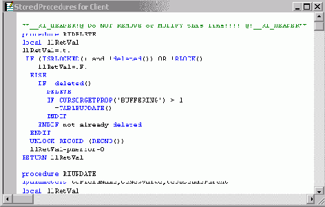 Хранимые процедуры
