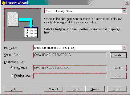 Импорт данных