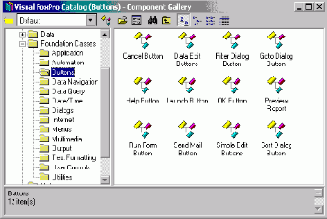 Использование библиотеки классов Галереи компонентов