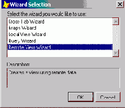 Использование мастера удаленных представлений