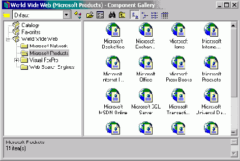 Каталоги Галереи компонентов