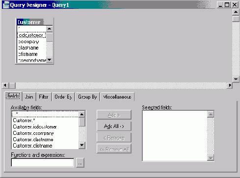 Конструктор запросов
