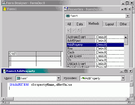 Наследование событий и методов