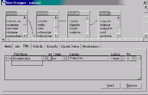 Параметры представления данных